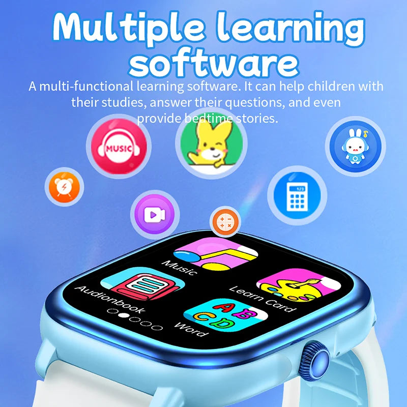 Childrens Smart Learning Watch With Waterproof Steps Tracker And Flashlight
