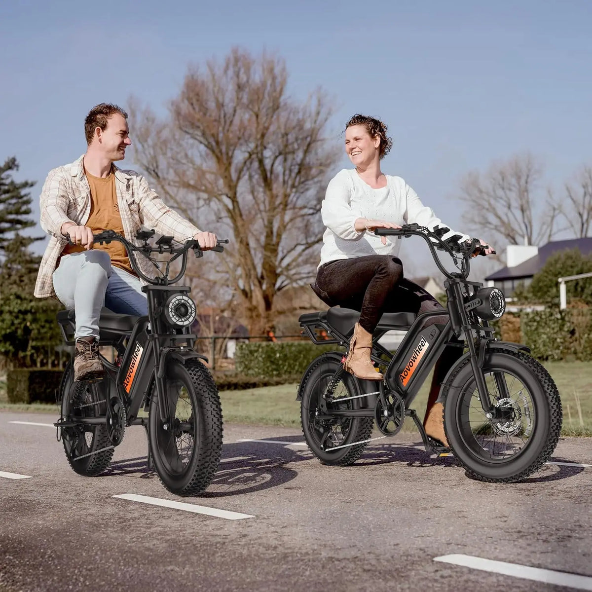 Aovopro 1500W Electric Bike With Disc Brake Long Range