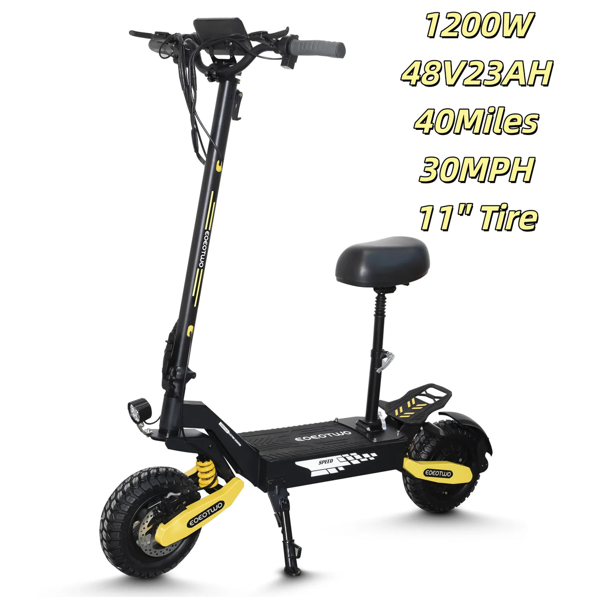 EOEOTWO Foldable Off Road Electric Scooter For Adults