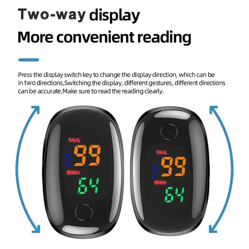 Jitesy Digital Finger Pulse Oximeter With SpO2 Heart Rate Monitor