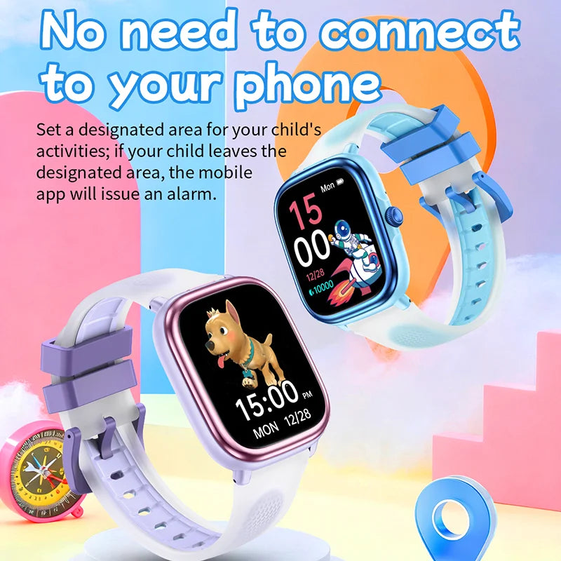 Childrens Smart Learning Watch With Waterproof Steps Tracker And Flashlight