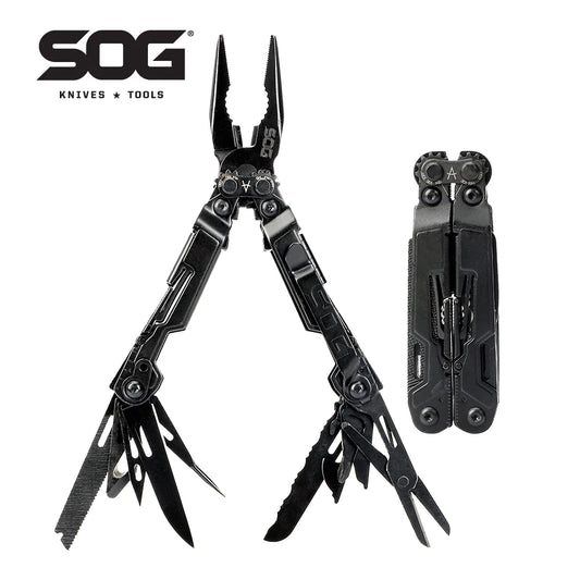 SOG PowerPint Multi Tool Stainless Steel Pocket Pliers With Knife