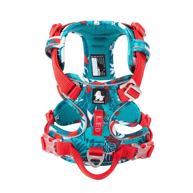 Truelove Adjustable Reflective Nylon Padded Dog Harness