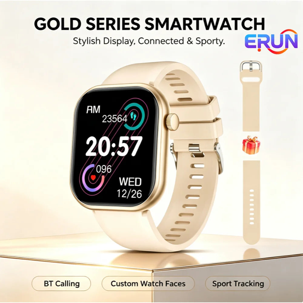 ERUN Wireless Smart Watch Bluetooth Calling TFT Display
