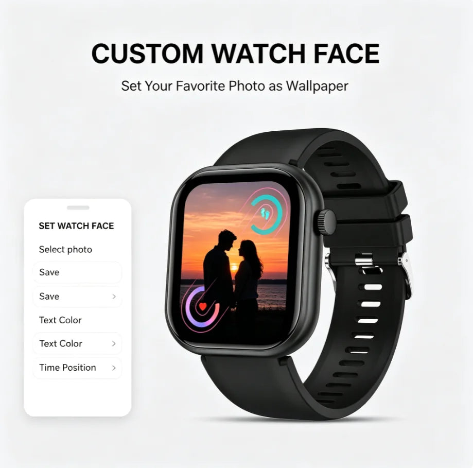 ERUN Wireless Smart Watch Featuring Activity Tracking and Calling