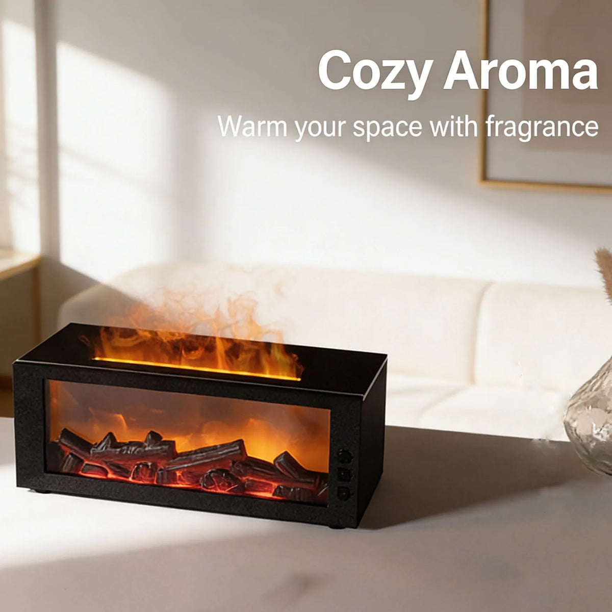 Miflame Ultrasonic Cool Mist Humidifier And Aroma Diffuser LED Light