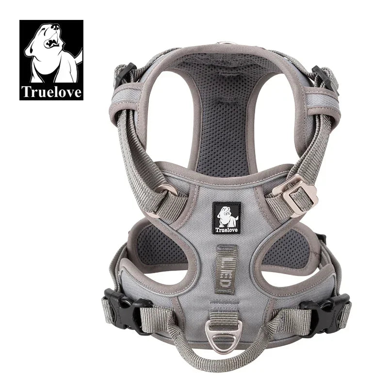 Truelove Adjustable Reflective Nylon Padded Dog Harness