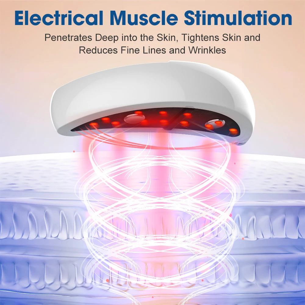 Hailicare 660nm Led Eye Anti Wrinkle Facial Beauty Massager