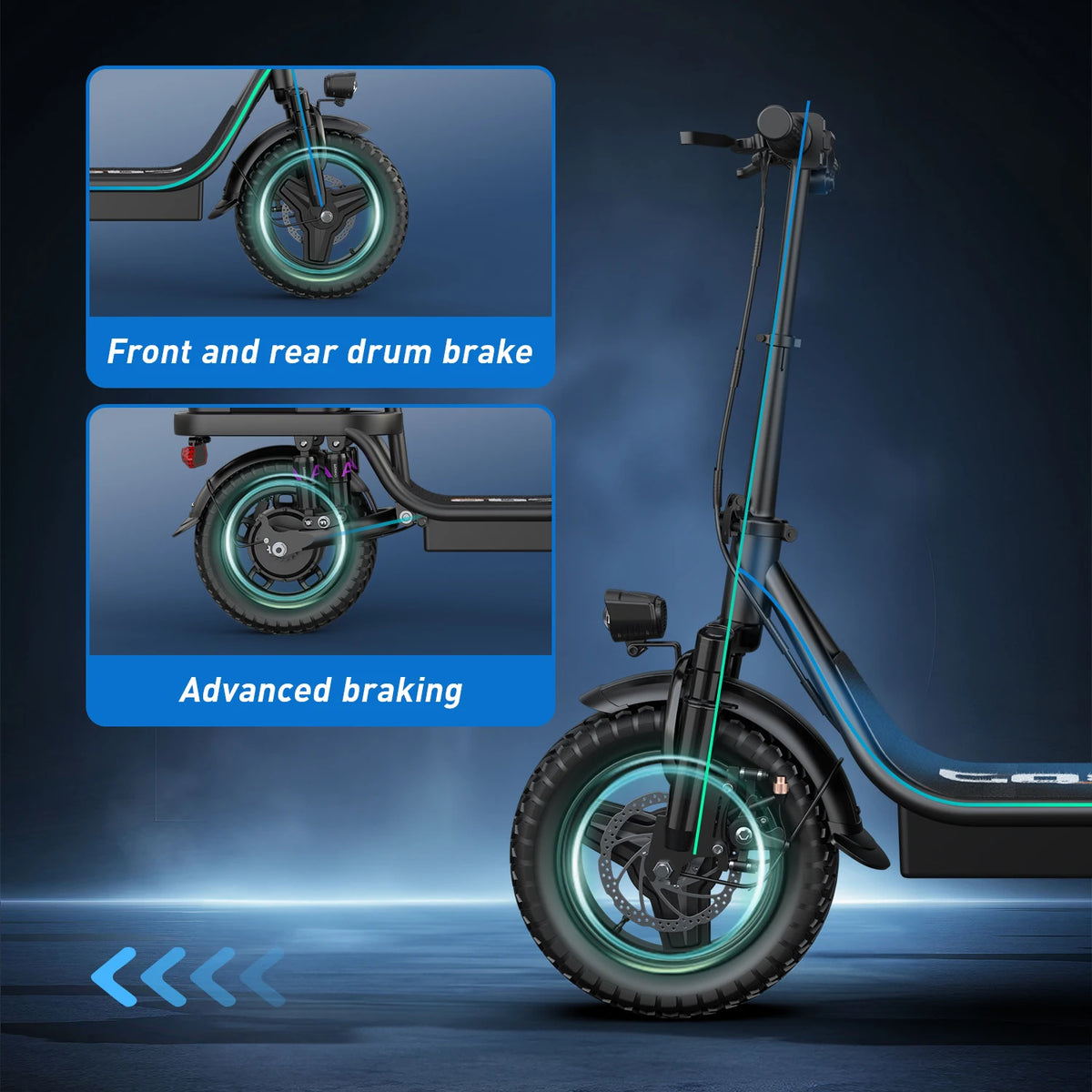 Uplee GQ8 500W Foldable Electric Bike with Fat Tire