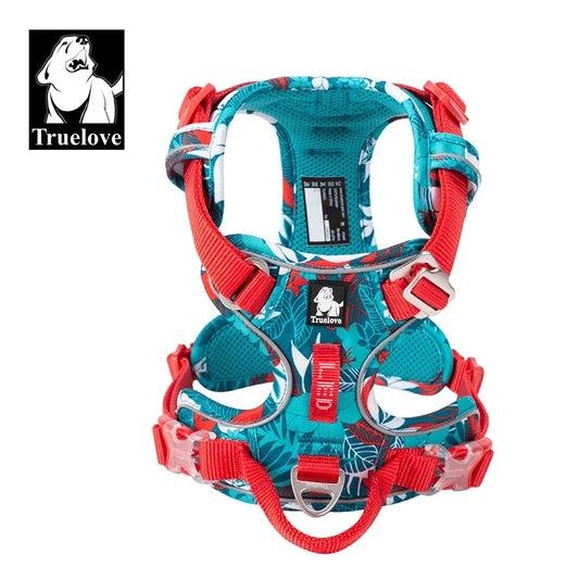 Truelove Adjustable Reflective Nylon Padded Dog Harness
