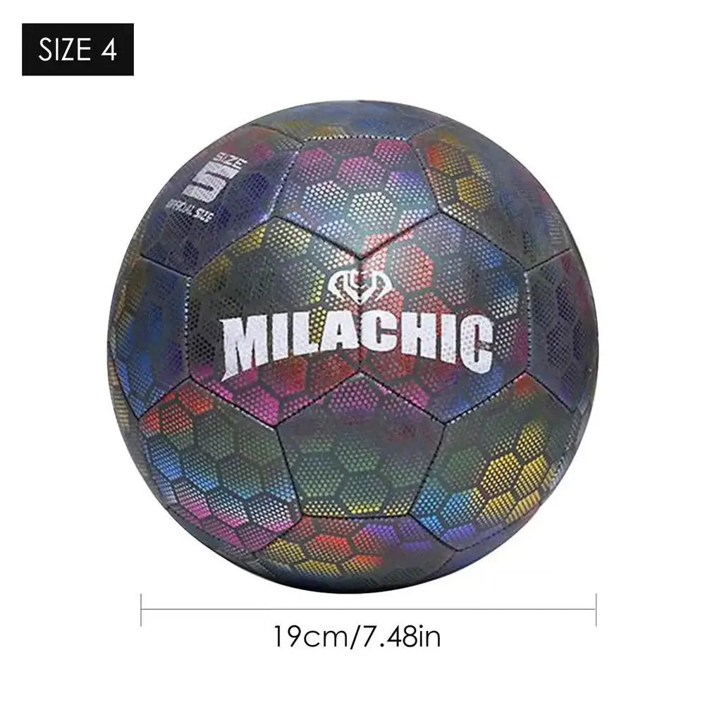 Luminous Reflective Soccer Ball For Night Training Sessions