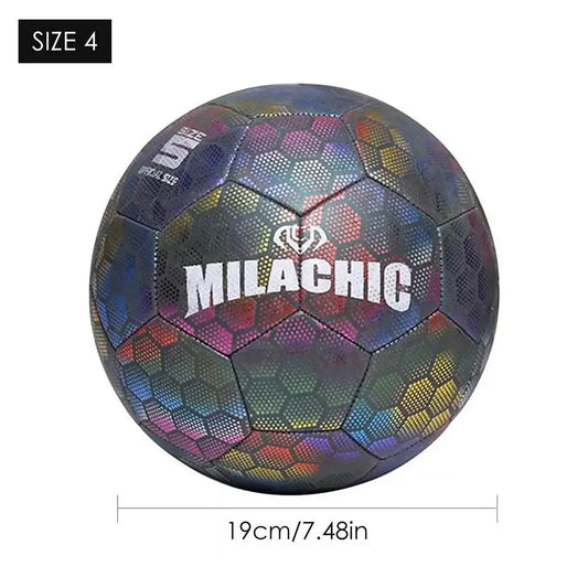 Premium Reflective Luminous Soccer Ball For Night Training
