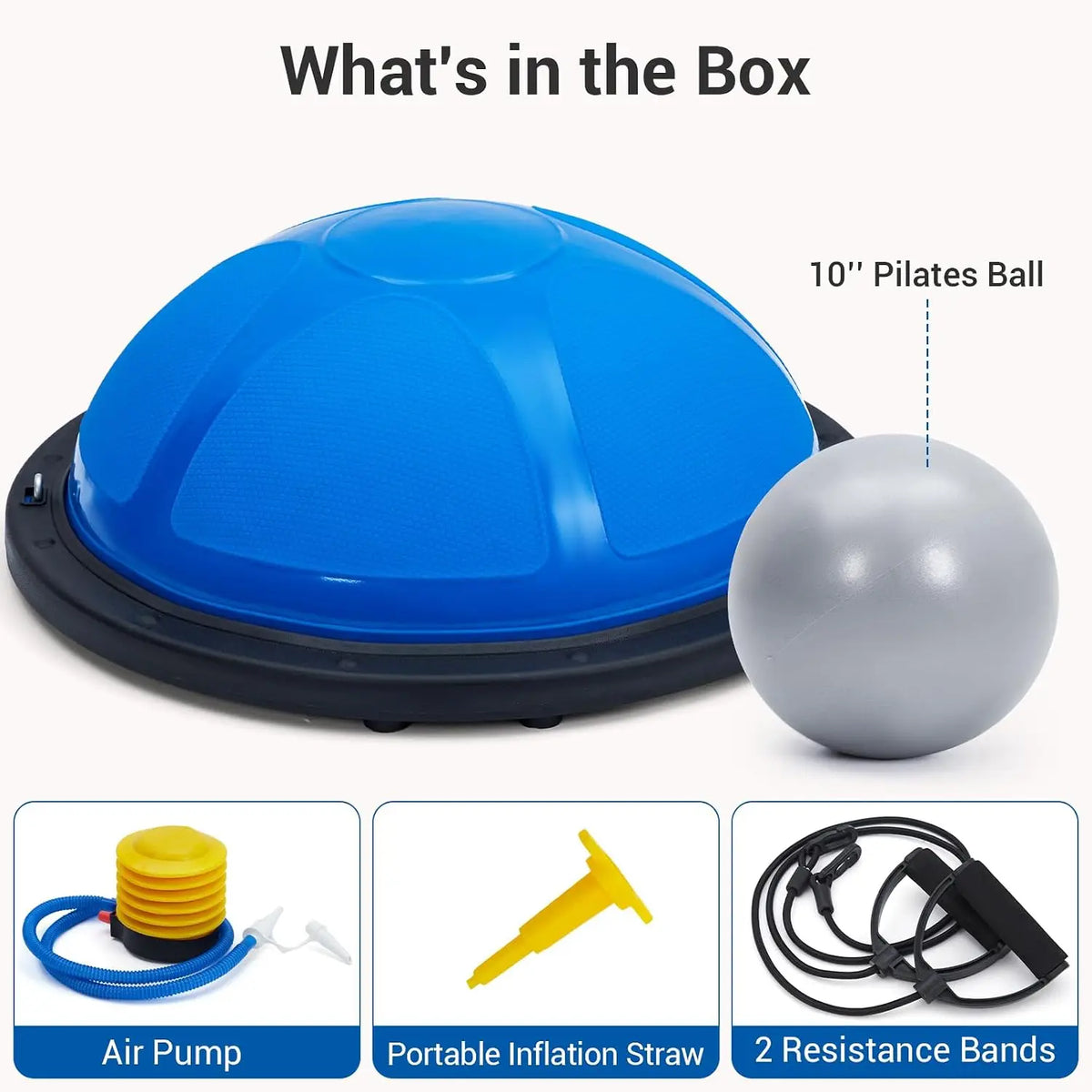 Premium Anti Burst Half Balance Exercise Ball Core Training Equipment