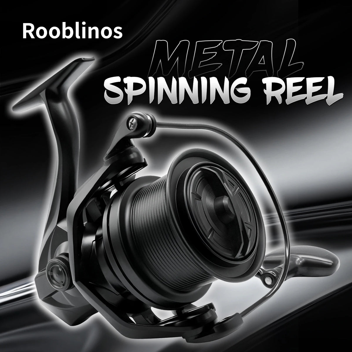 Rooblins Heavy Duty Aluminum Spinning Fishing Reel For Surf
