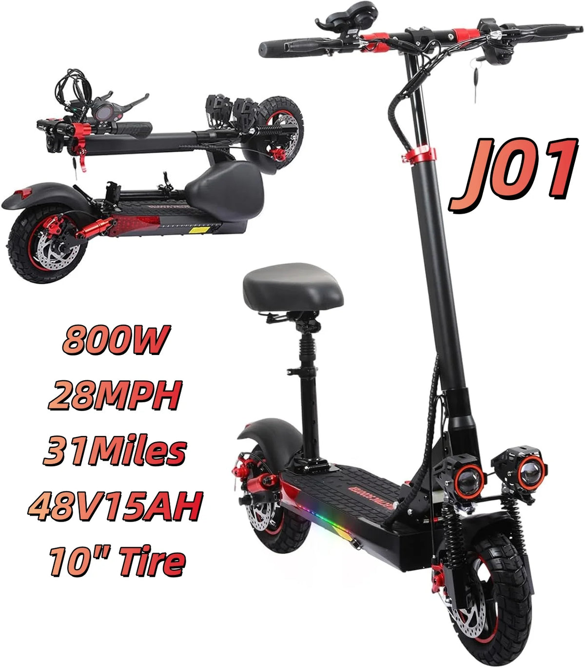EOEOTWO Foldable Off Road Electric Scooter For Adults
