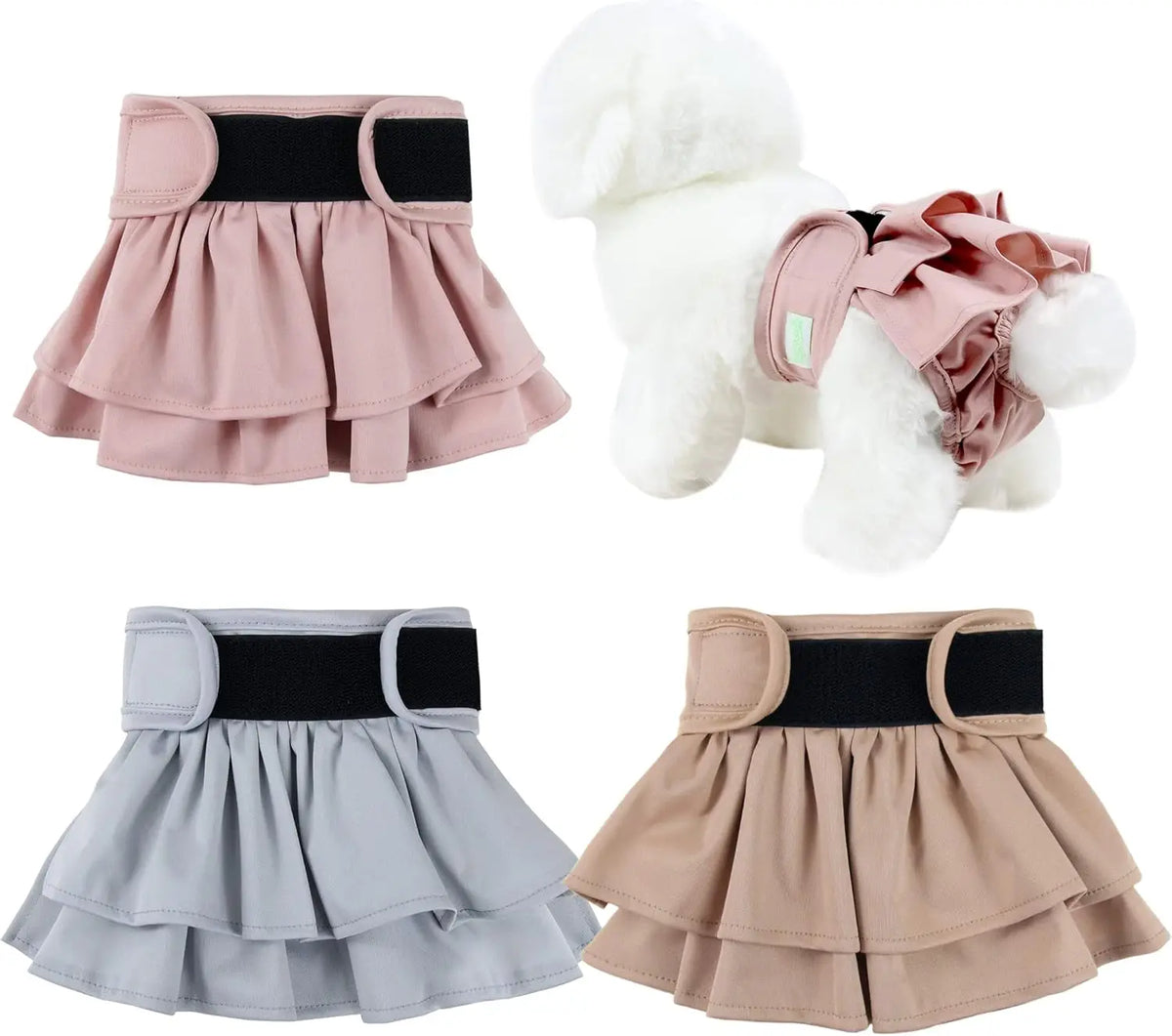 Washable Female Dog Diapers In Heat Highly Absorbent 3 Pack