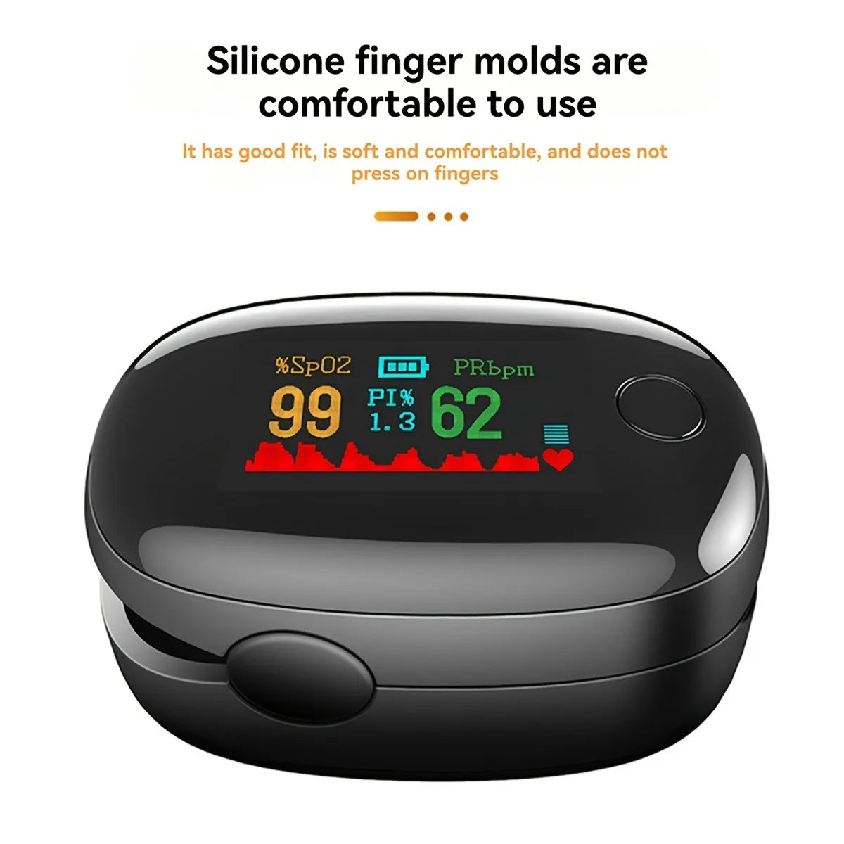 Jitesy Digital Finger Pulse Oximeter With SpO2 Heart Rate Monitor