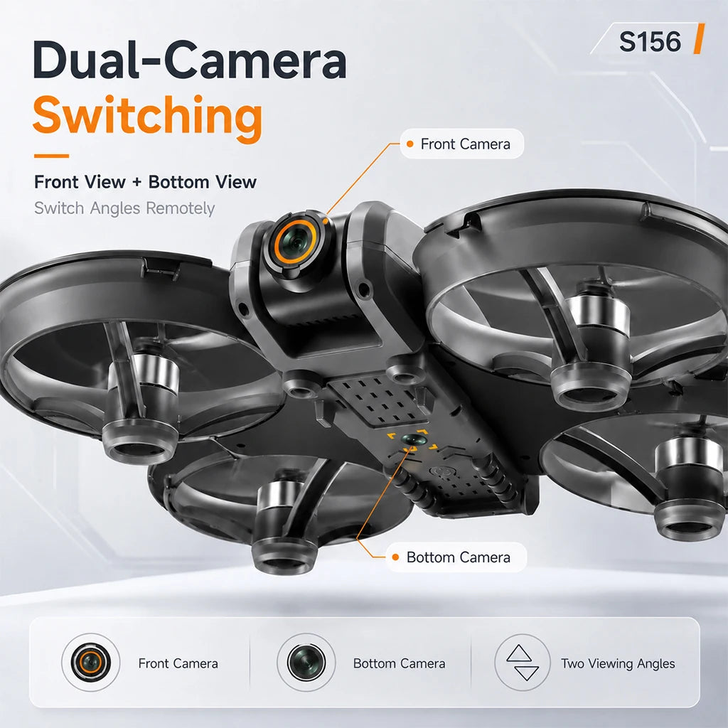 ZNLYRION S156 RC Drone With 8K Dual Camera Brushless Precision Flight