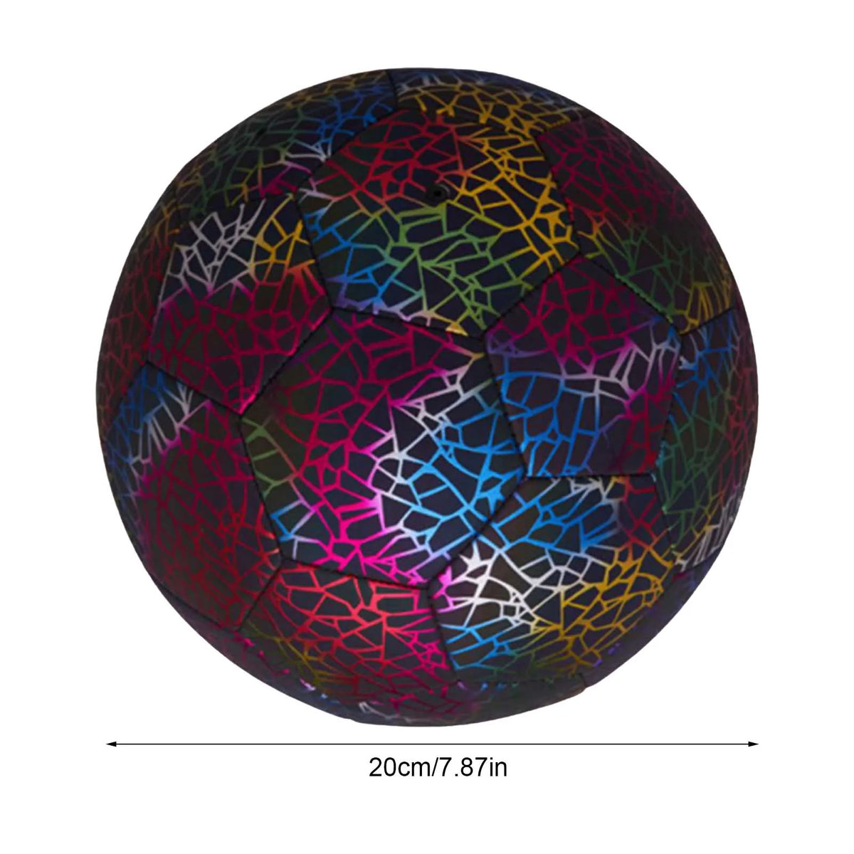 Professional Luminous Reflective Soccer Ball For Night Training Sessions