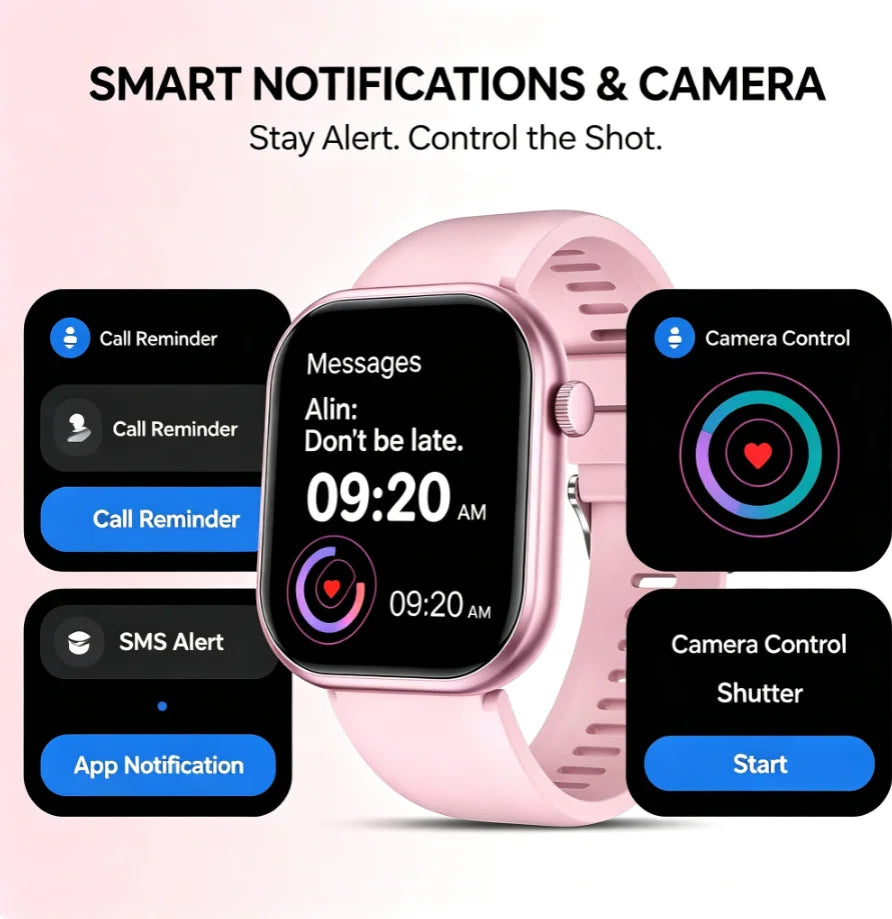 ERUN Wireless Smart Watch Bluetooth Calling TFT Display