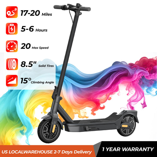 HeroPick 500W Electric Scooter Foldable 20 Mile Range Dual Suspension