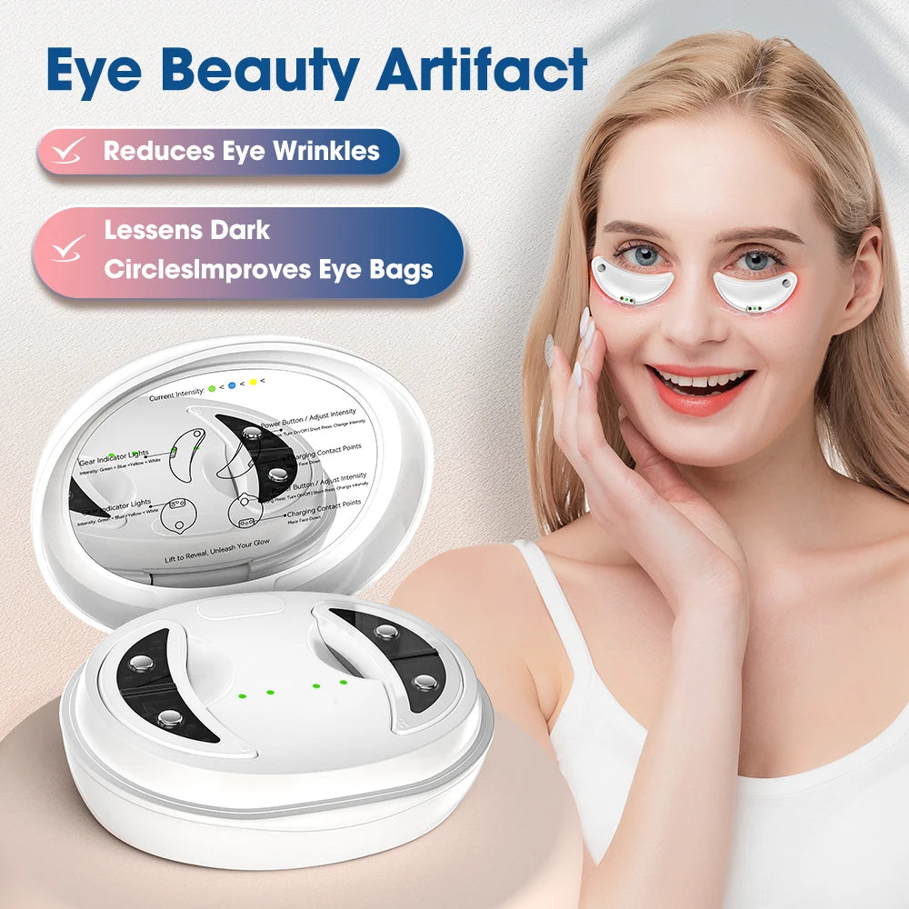 Hailicare 660nm Led Eye Anti Wrinkle Facial Beauty Massager