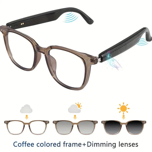 Smart AI Translation Glasses With Bluetooth Audio And Photochromic Lenses