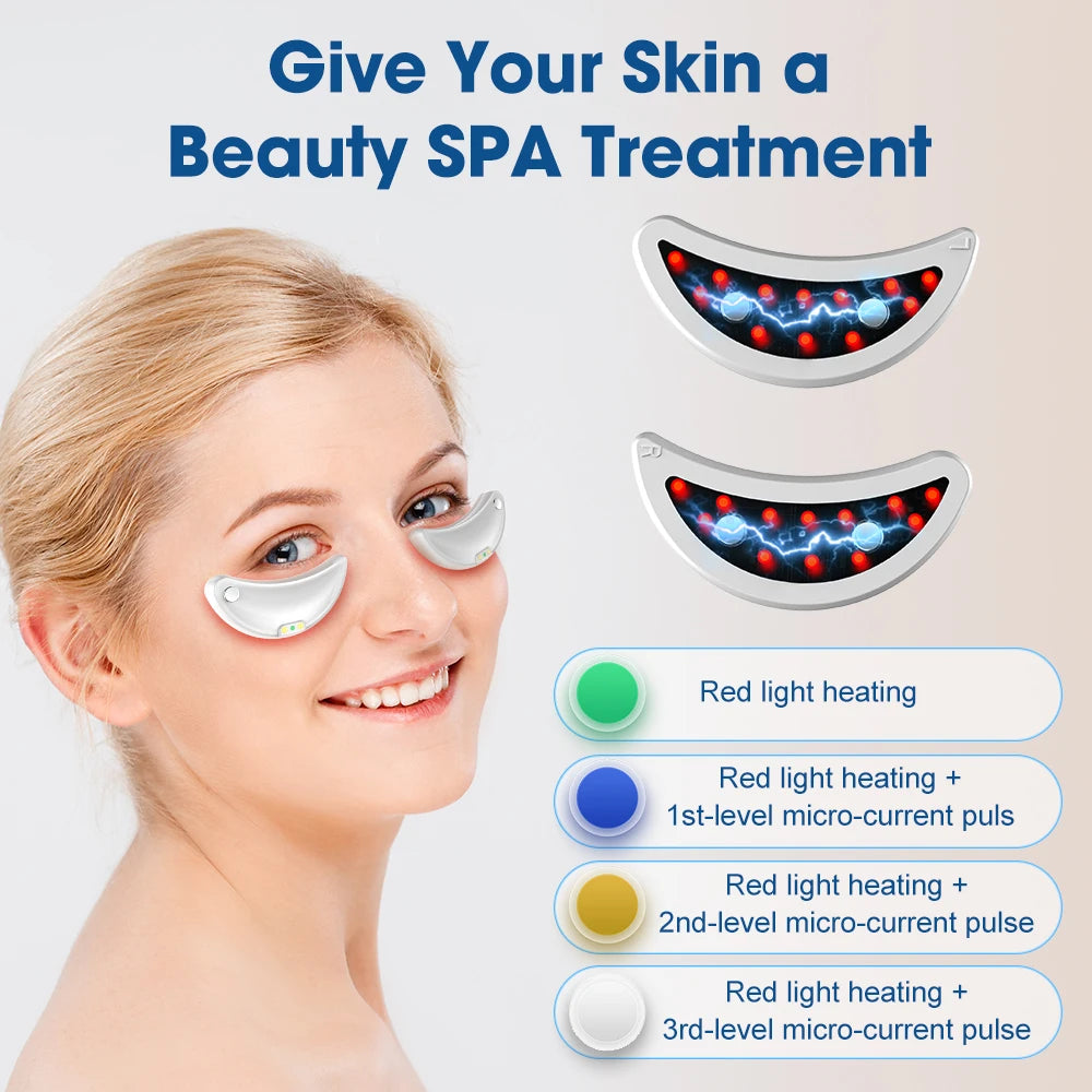 Hailicare 660nm Led Eye Anti Wrinkle Facial Beauty Massager