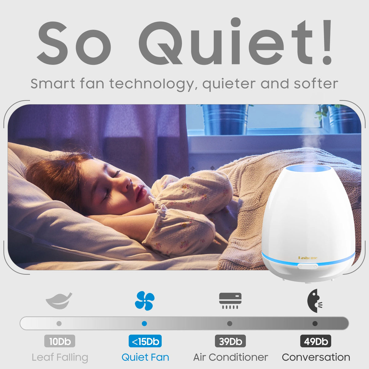 Fashome Ultrasonic Aromatherapy Diffuser With Auto Shut Off
