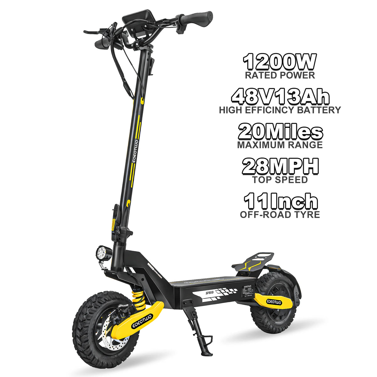 EOEOTWO Foldable Off Road Electric Scooter For Adults