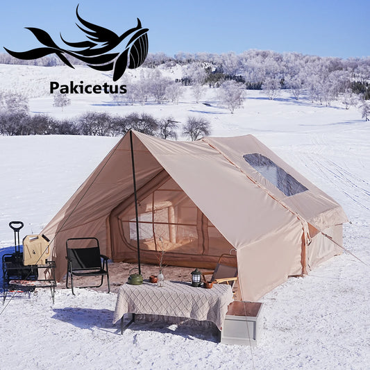 Pakicetus Easy Setup Inflatable Glamping Tent With Roof Window